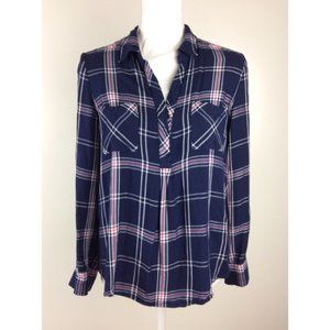 Soft Joie Plaid Popover Flannel | Sz M